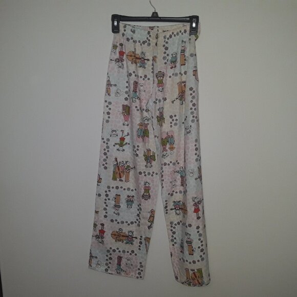 NWOT cute Sonhart ladies small P.J set,cream colored top w/matching pants - Picture 4 of 9